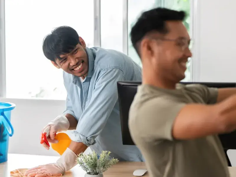 OfficeCleaningMelbournecbd.au team providing Office Cleaning Services