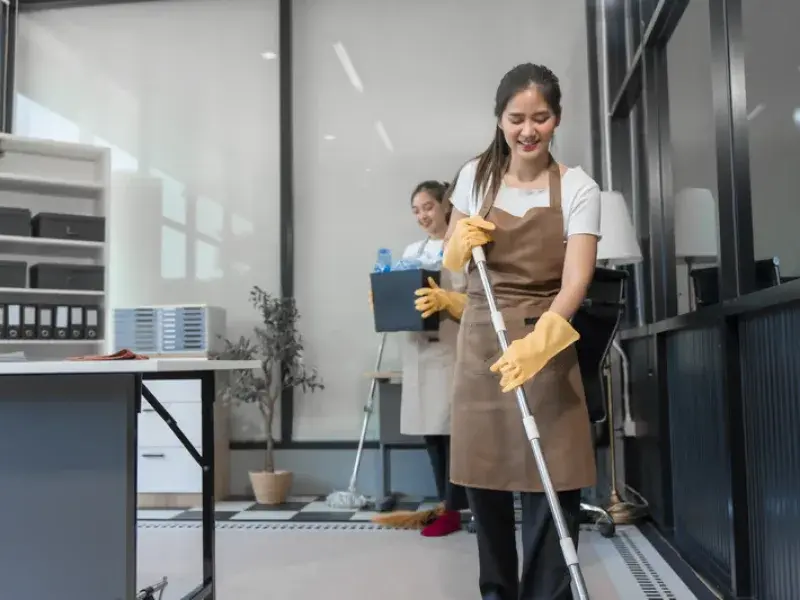 Professional Weekly Office Cleaning process
