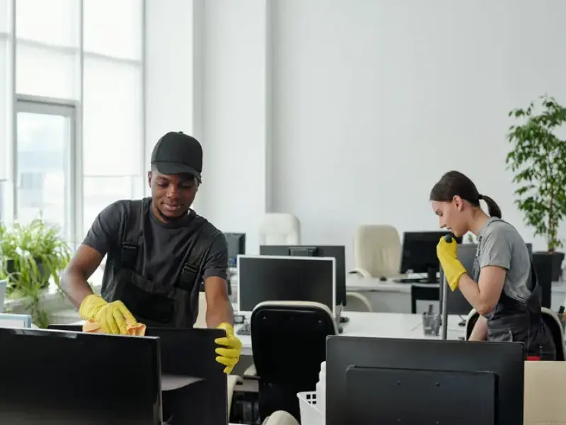 Professional Commercial Cleaning process